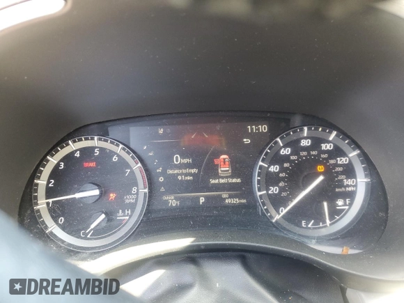2021 Toyota Highlander XLE with VIN 5TDGZRBH3MS074401, listed as a Copart auction lot 54539505 with 49,325 mi miles and Salvage title. Bid and sale history available at DreamBid. Image 9.