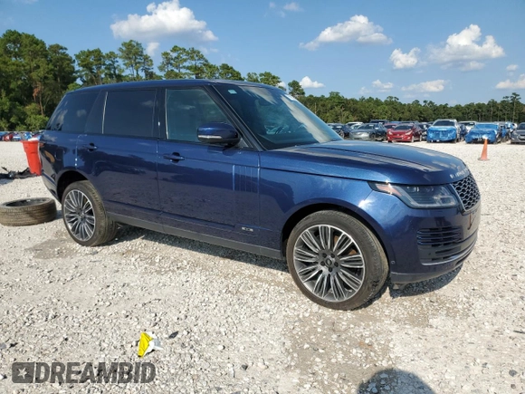 2020 Land Rover Range Rover with VIN SALGS5SE2LA568112, listed as a Copart auction lot 71191344 with 39,954 mi miles and Clean title. Bid and sale history available at DreamBid. Image 4.