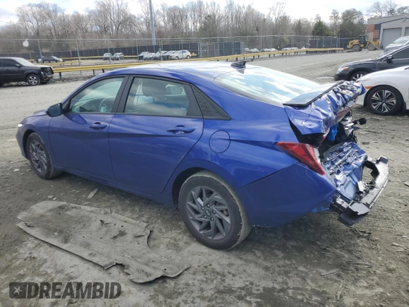 2024 Hyundai Elantra SEL with VIN KMHLM4DG4RU658809, listed as a Copart auction lot 45573425 with 20,551 mi miles and Salvage Title. Bid and sale history available at carsss.com. Image 2.