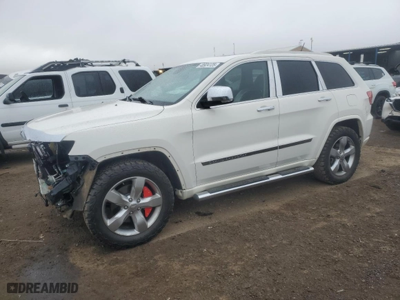 2011 Jeep Grand Cherokee Overland Summit with VIN 1J4RR6GT6BC606446, listed as a Copart auction lot 48924125 with 112,939 mi miles and Salvage Title. Bid and sale history available at carsss.com. Image 1.