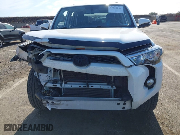 2017 Toyota 4Runner SR5 with VIN JTEBU5JR7H5443635, listed as a IAAI auction lot 42328314 with 86,977 mi miles and . Bid and sale history available at DreamBid. Image 12.