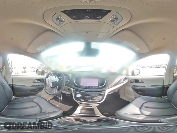 2023 Chrysler Pacifica Hybrid Touring L with VIN 2C4RC1L72PR614075, listed as a Copart auction lot 58586115 with 43,960 mi miles and Salvage title. Bid and sale history available at DreamBid. Image 14.
