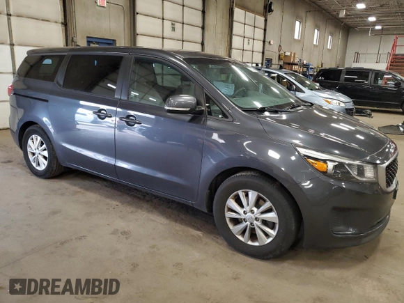 2017 Kia Sedona LX with VIN KNDMB5C14H6218920, listed as a Copart auction lot 51538425 with 178,862 mi miles and Clean Title. Bid and sale history available at DreamBid. Image 4.