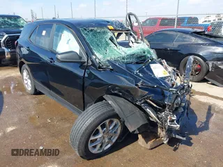 2023 Chevrolet Equinox LS with VIN 3GNAXHEG2PL207966, listed as a IAAI auction lot 42560803 with Not provided miles and . Bid and sale history available at DreamBid. Image 1.