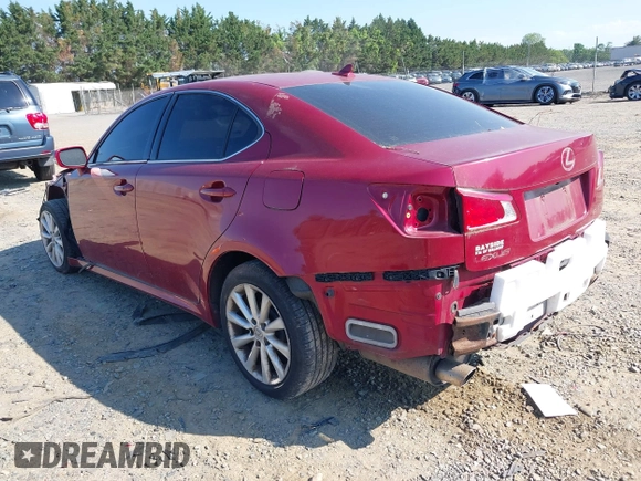 2010 Lexus IS 250 with VIN JTHCF5C27A5042660, listed as a IAAI auction lot 42225646 with 178,803 mi miles and . Bid and sale history available at DreamBid. Image 3.