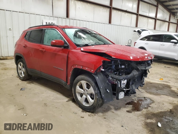 2017 Jeep Compass Latitude with VIN 3C4NJDBB7HT657028, listed as a Copart auction lot 52505255 with 65,482 mi miles and Clean Title. Bid and sale history available at carsss.com. Image 4.