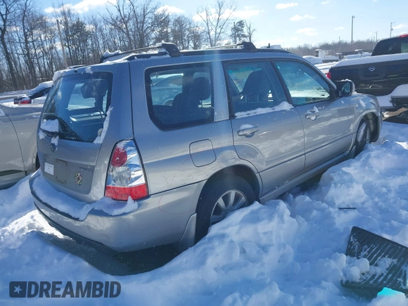 2007 Subaru Forester X w/Premium Pkg with VIN JF1SG65687H732558, listed as a IAAI auction lot 41241527 with 178,967 mi miles. Bid and sale history available at carsss.com. Image 4.