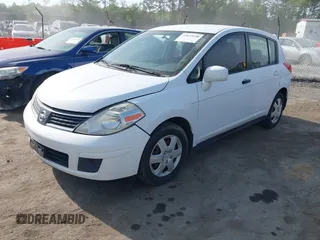 2008 Nissan Versa 1.8 S with VIN 3N1BC13E48L380605, listed as a IAAI auction lot 42075458 with 216,340 mi miles. Bid and sale history available at carsss.com. Image 2.