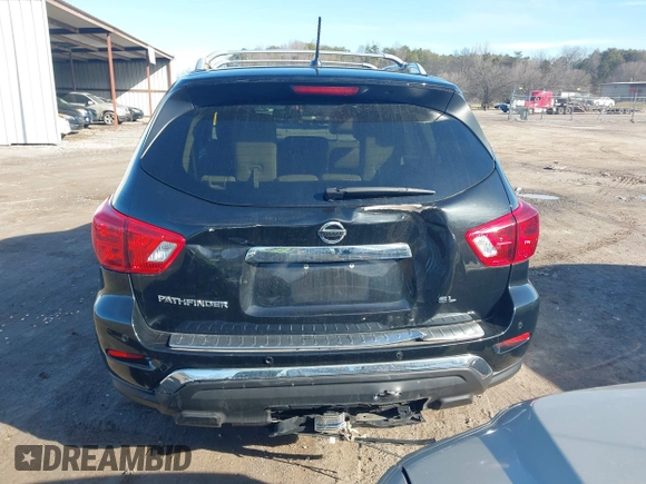 2018 Nissan Pathfinder S with VIN 5N1DR2MN0JC675254, listed as a IAAI auction lot 41492432 with 66,571 mi miles and . Bid and sale history available at DreamBid. Image 6.