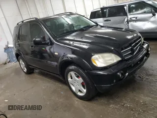 2000 Mercedes-Benz M-Class AMG with VIN 4JGAB74EXYA219143, listed as a Copart auction lot 71922634 with 156,092 mi miles and Salvage Title. Bid and sale history available at carsss.com. Image 4.