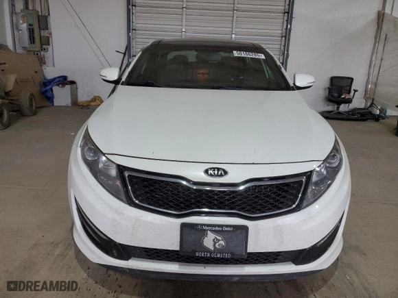 2013 Kia Optima SX with VIN 5XXGR4A61DG093727, listed as a Copart auction lot 50186285 with 230,817 mi miles and Salvage Title. Bid and sale history available at carsss.com. Image 5.
