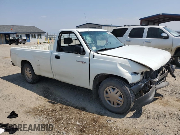 1993 Toyota T100 DX z VIN JT4VD10A5P0010588, wystawiony jako Copart lot #63862014 z przebiegiem 295 012 mil mil oraz Czysty tytuł • Clean title. Historia ofert i sprzedaży dostępna na DreamBid. Obrazek 4.
