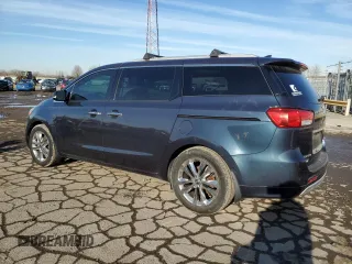 2015 Kia Sedona SX-L with VIN KNDME5C13F6037277, listed as a Copart auction lot 44452425 with 99,606 mi miles and Salvage Title. Bid and sale history available at DreamBid. Image 2.