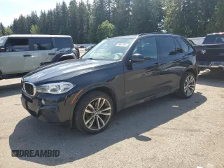 2017 BMW X5 xDrive35i with VIN 5UXKR0C38H0V80726, listed as a Copart auction lot 58061555 with 80,405 mi miles and Salvage title. Bid and sale history available at DreamBid. Image 1.