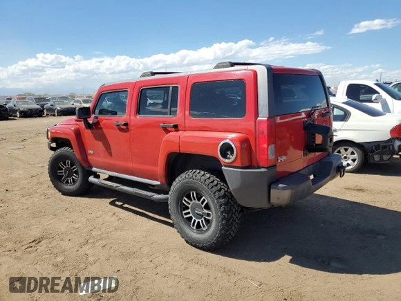 2009 Hummer H3 SUV with VIN 5GTEN13E998135702, listed as a Copart auction lot 68387524 with 129,541 mi miles and Salvage Title. Bid and sale history available at carsss.com. Image 2.
