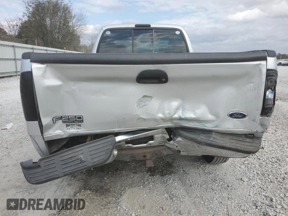2003 Ford F-250 XL with VIN 1FTNX20L73EA89063, listed as a Copart auction lot 78629574 with Not provided miles and Salvage title. Bid and sale history available at DreamBid. Image 6.