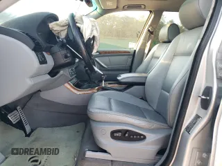 2000 BMW X5 4.4i with VIN WBAFB3355YLH05755, listed as a Copart auction lot 77136744 with 0 mi miles and Salvage Title. Bid and sale history available at carsss.com. Image 7.