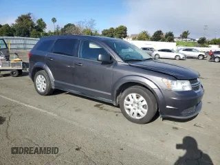 2014 Dodge Journey American Value Pkg with VIN 3C4PDCAB5ET226968, listed as a Copart auction lot 46551685 with Not Provided miles and Clean Title. Bid and sale history available at carsss.com. Image 4.