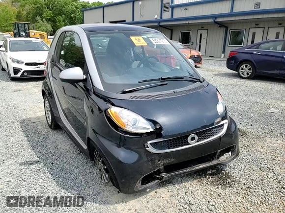 2013 Smart fortwo Pure with VIN WMEEJ3BA9DK670264, listed as a Copart auction lot 52817215 with 51,434 mi miles and Salvage Title. Bid and sale history available at DreamBid. Image 11.