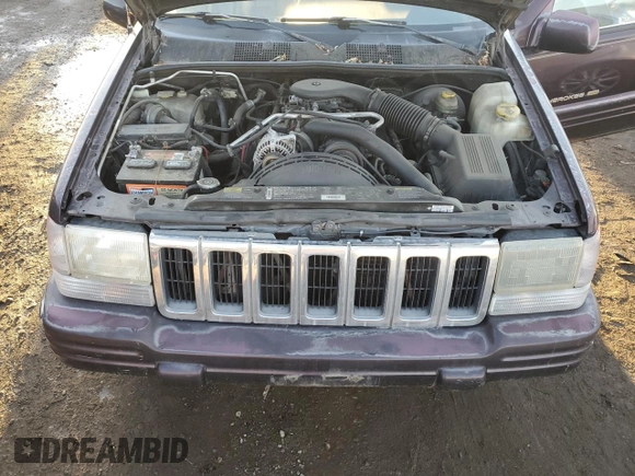 1996 Jeep Grand Cherokee Limited with VIN 1J4GZ78Y3TC182569, listed as a Copart auction lot 80314334 with 302,994 mi miles and Clean Title. Bid and sale history available at carsss.com. Image 12.