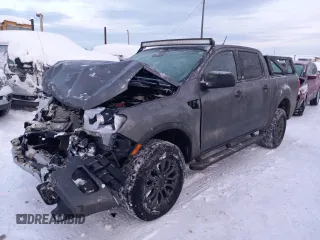 2021 Ford Ranger XL with VIN 1FTER4FH7MLD17553, listed as a Copart auction lot 84264384 with 57,802 mi miles and Salvage Title. Bid and sale history available at carsss.com. Image 1.