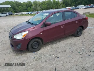2017 Mitsubishi Mirage ES with VIN ML32F3FJ9HHF10830, listed as a Copart auction lot 60078115 with 227,571 mi miles and Salvage title. Bid and sale history available at DreamBid. Image 1.