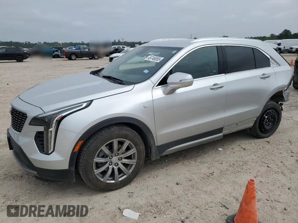 2021 Cadillac XT4 FWD Premium Luxury with VIN 1GYFZCR41MF002411, listed as a Copart auction lot 49746855 with 81,938 mi miles and Salvage title. Bid and sale history available at DreamBid. Image 1.