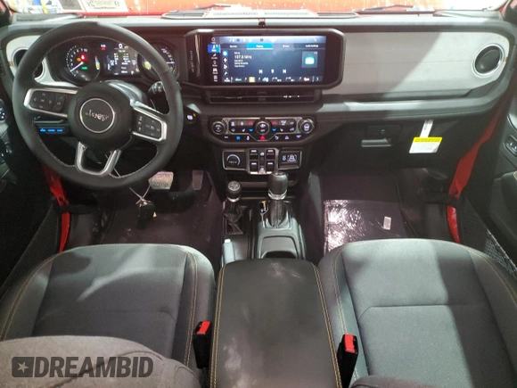 2025 Jeep Wrangler Sahara with VIN 1C4RJXP67SW577826, listed as a Copart auction lot 57946505 with 2,006 mi miles and Clean title. Bid and sale history available at DreamBid. Image 8.