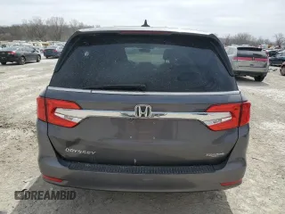 2019 Honda Odyssey EX-L with VIN 5FNRL6H77KB045363, listed as a Copart auction lot 49077865 with 66,701 mi miles and Salvage Title. Bid and sale history available at DreamBid. Image 6.
