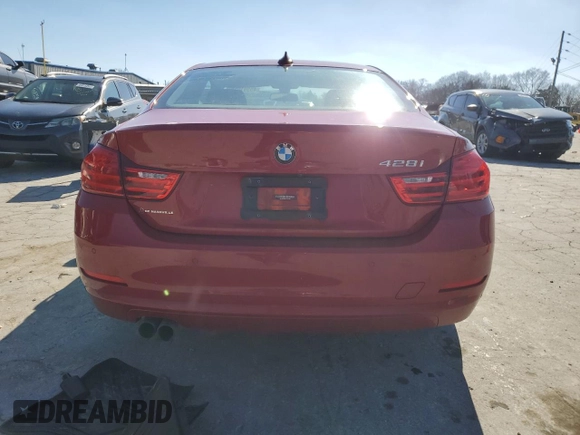 2015 BMW 4 Series 428i with VIN WBA3N3C55FK233566, listed as a Copart auction lot 45591055 with 101,161 mi miles and Salvage Title. Bid and sale history available at DreamBid. Image 6.