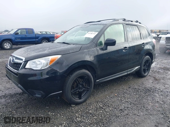2015 Subaru Forester 2.5i Premium with VIN JF2SJADC8FG567560, listed as a IAAI auction lot 41296722 with 75,392 mi miles. Bid and sale history available at carsss.com. Image 2.