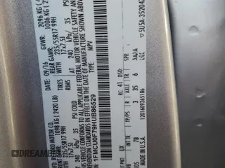 2017 Ford Escape S с VIN 1FMCU0F79HUB86529, выставлен на аукционе Copart как лот 52155845 с пробегом Не указан миль и Списание • Salvage title. История ставок и продаж доступна на DreamBid. Изображение 14.