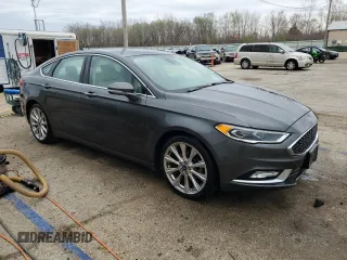 2017 Ford Fusion Titanium with VIN 3FA6P0K92HR290860, listed as a Copart auction lot 52030785 with 100,349 mi miles and Salvage Title. Bid and sale history available at carsss.com. Image 4.