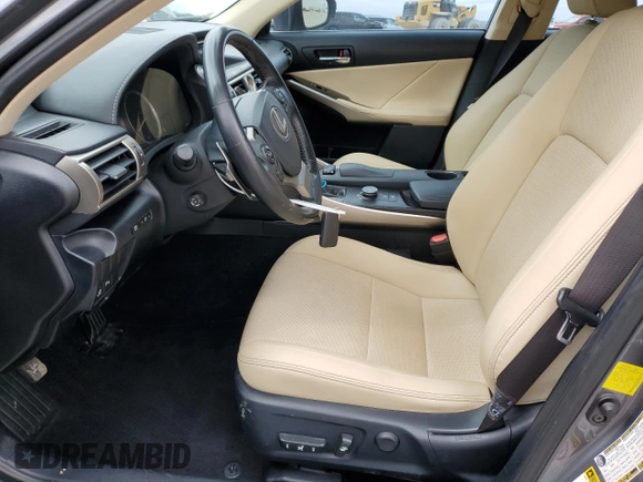 2016 Lexus IS 200t with VIN JTHBA1D22G5017188, listed as a Copart auction lot 51459035 with 162,642 mi miles and Salvage Title. Bid and sale history available at DreamBid. Image 7.