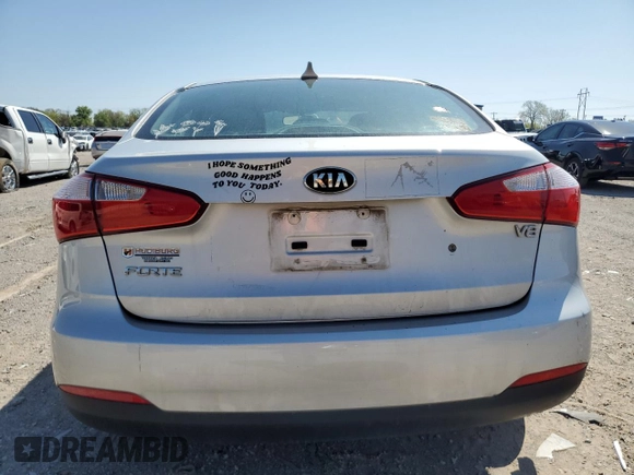 2015 Kia Forte LX with VIN KNAFK4A68F5348071, listed as a Copart auction lot 51964995 with 120,492 mi miles and Salvage Title. Bid and sale history available at carsss.com. Image 6.