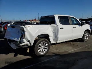 2022 Chevrolet Silverado 1500 Custom with VIN 3GCPDBEK8NG638699, listed as a Copart auction lot 45543425 with 65,287 mi miles and Salvage Title. Bid and sale history available at carsss.com. Image 3.