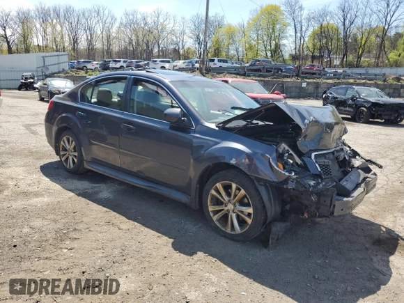 2013 Subaru Legacy Limited with VIN 4S3BMBK67D3035763, listed as a Copart auction lot 54105765 with Not Provided miles and Salvage Title. Bid and sale history available at DreamBid. Image 4.