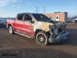 2020 GMC Sierra 1500 SLT with VIN 3GTU9DED3LG146760, listed as a Copart auction lot 44265855 with 0 mi miles and Salvage Title. Bid and sale history available at carsss.com. Image 4.