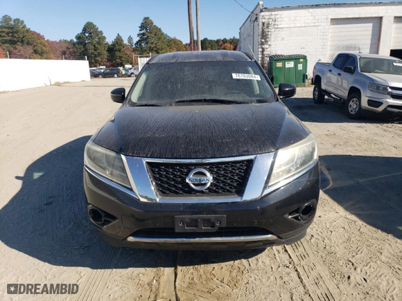 2013 Nissan Pathfinder S with VIN 5N1AR2MN7DC648933, listed as a Copart auction lot 76763084 with 145,804 mi miles and Clean Title. Bid and sale history available at carsss.com. Image 5.