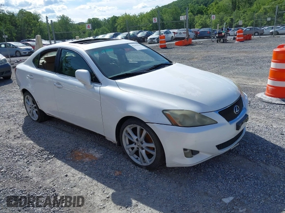 2007 Lexus IS 250 with VIN JTHBK262X72032149, listed as a IAAI auction lot 42253966 with 169,700 mi miles and . Bid and sale history available at DreamBid. Image 1.