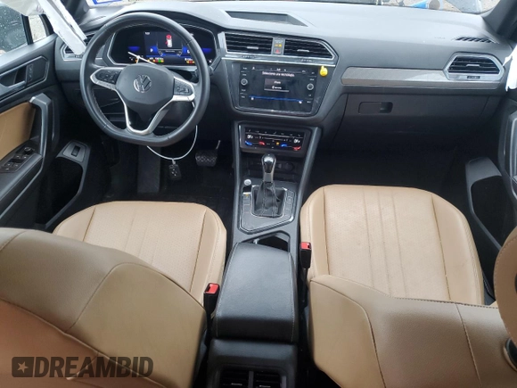 2022 Volkswagen Tiguan SE with VIN 3VV3B7AX2NM030909, listed as a Copart auction lot 53622025 with 128,210 mi miles and Clean title. Bid and sale history available at DreamBid. Image 8.