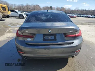2022 BMW 3 Series 330i xDrive with VIN 3MW5R7J01N8C31647, listed as a Copart auction lot 51417365 with 0 mi miles and Salvage Title. Bid and sale history available at carsss.com. Image 6.