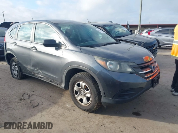 2013 Honda CR-V LX with VIN 3CZRM3H38DG708259, listed as a IAAI auction lot 41654647 with 141,855 mi miles. Bid and sale history available at carsss.com. Image 1.