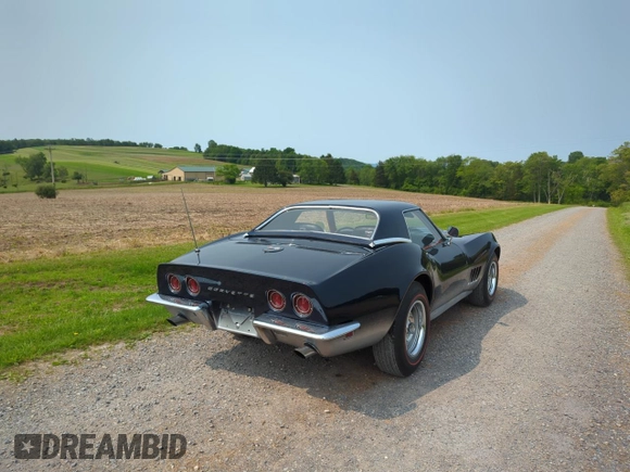 1968 Chevrolet Corvette z VIN 194678S400179, wystawiony jako Copart lot #59694455 z przebiegiem 23 679 mil mil oraz Czysty tytuł • Clean title. Historia ofert i sprzedaży dostępna na DreamBid. Obrazek 4.