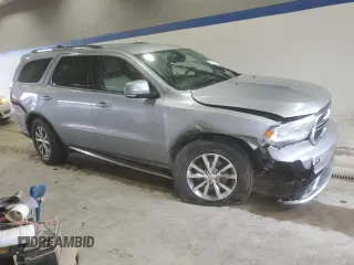 2015 Dodge Durango Limited with VIN 1C4RDJDG0FC826833, listed as a Copart auction lot 61361515 with 141,328 mi miles and Salvage title. Bid and sale history available at DreamBid. Image 4.