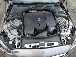 2024 Mercedes-Benz C 300 with VIN W1KAF4HB3RR225141, listed as a Copart auction lot 59585835 with 4,424 mi miles and Salvage title. Bid and sale history available at DreamBid. Image 11.