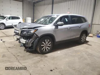 2022 Honda Pilot EX-L with VIN 5FNYF6H54NB006848, listed as a Copart auction lot 52632325 with 51,869 mi miles and Salvage Title. Bid and sale history available at carsss.com. Image 1.