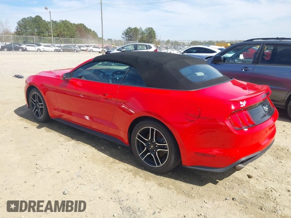 2018 Ford Mustang EcoBoost Premium with VIN 1FATP8UH7J5155307, listed as a IAAI auction lot 41807945 with 57,933 mi miles and . Bid and sale history available at carsss.com. Image 3.