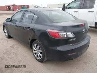 2013 Mazda 3 i SV with VIN JM1BL1TGXD1716628, listed as a IAAI auction lot 41954693 with 184,031 mi miles. Bid and sale history available at carsss.com. Image 3.