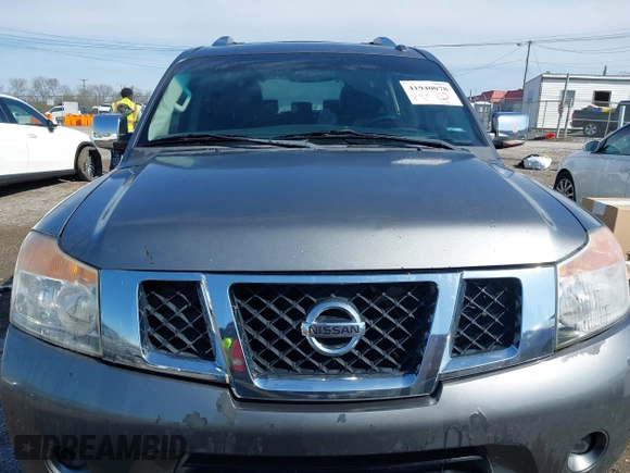 2015 Nissan Armada SV with VIN 5N1BA0ND6FN604077, listed as a IAAI auction lot 41940078 with 169,266 mi miles and . Bid and sale history available at DreamBid. Image 12.